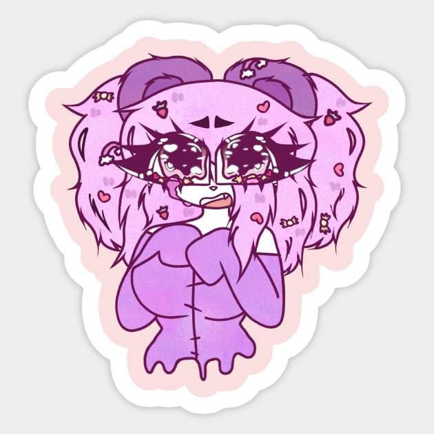 Candy tears Sticker by Toxxic.Tea